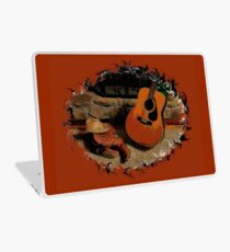 "Leather, Wood, Strings, and Straw"... prints and products Laptop Skin