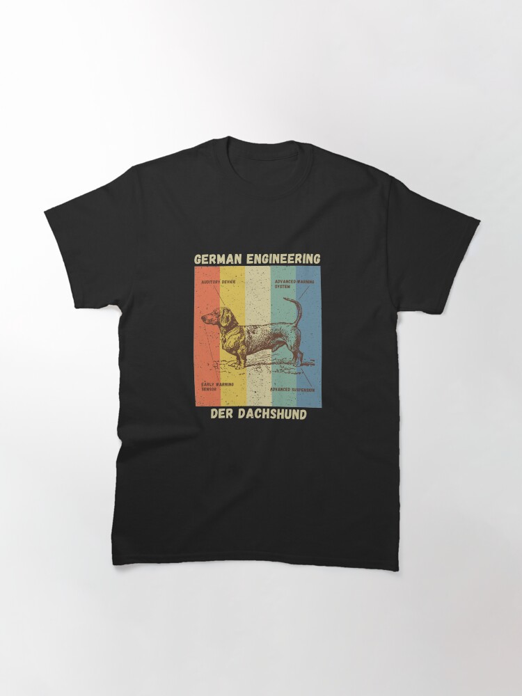 Alternate view of Sarcastic Dachshund Funny Wiener Dog Joke Gift Classic T-Shirt