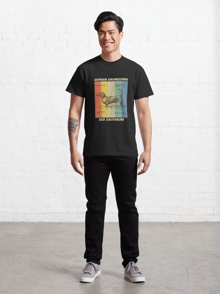 Alternate view of Sarcastic Dachshund Funny Wiener Dog Joke Gift Classic T-Shirt