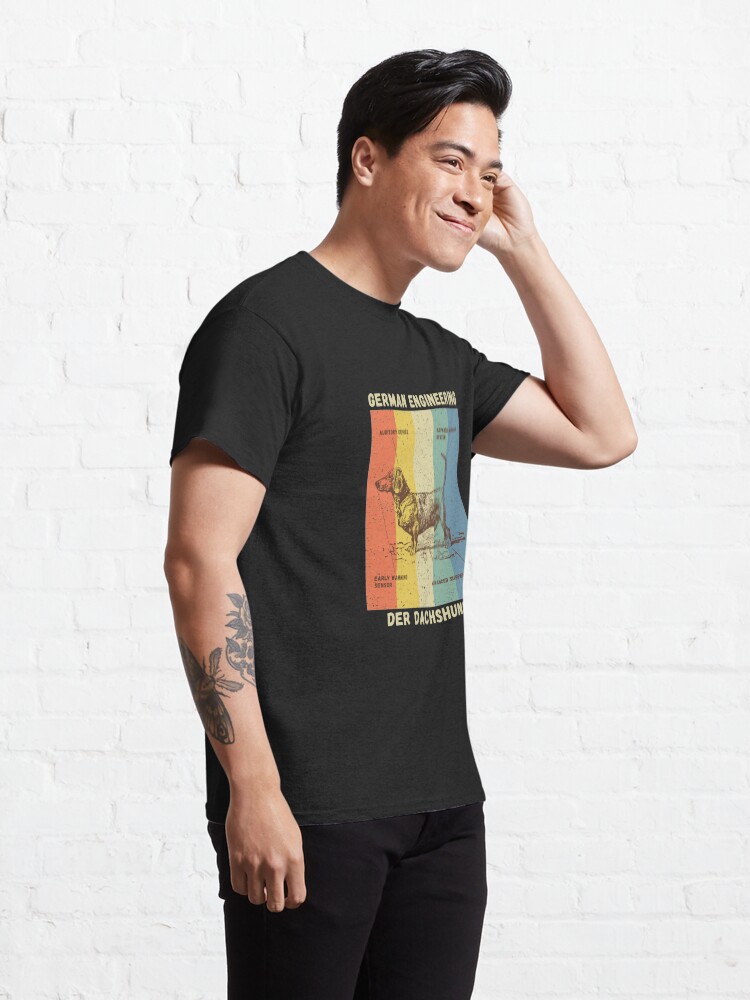 Alternate view of Sarcastic Dachshund Funny Wiener Dog Joke Gift Classic T-Shirt
