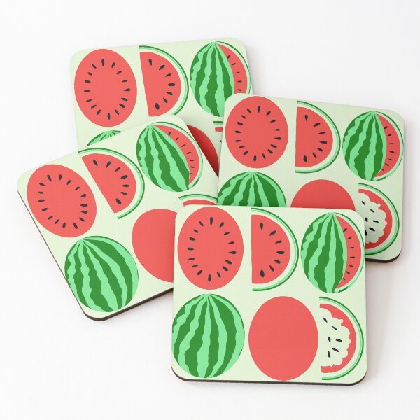 Item preview, Juicy Watermelons Pale Green Summer Fruits Design designed and sold by SemDesigns1.