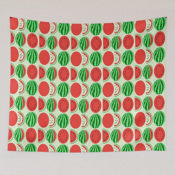 Item preview, Juicy Watermelons Pale Green Summer Fruits Design designed and sold by SemDesigns1.