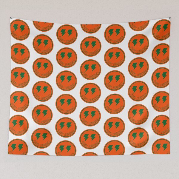 Item preview, Smiley Bolt UM Canes Sticker designed and sold by Lia Moran.