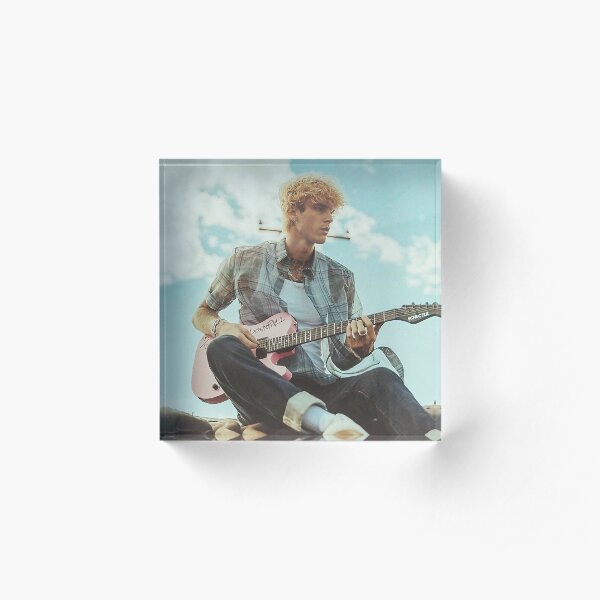Playing Guitar Swag Acrylic Block