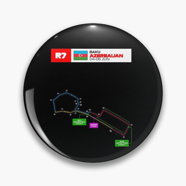 Item preview, Azerbaijan Grand Prix Calendar Formula Race Car Circuit Name 2021 designed and sold by OnlyPrint20.