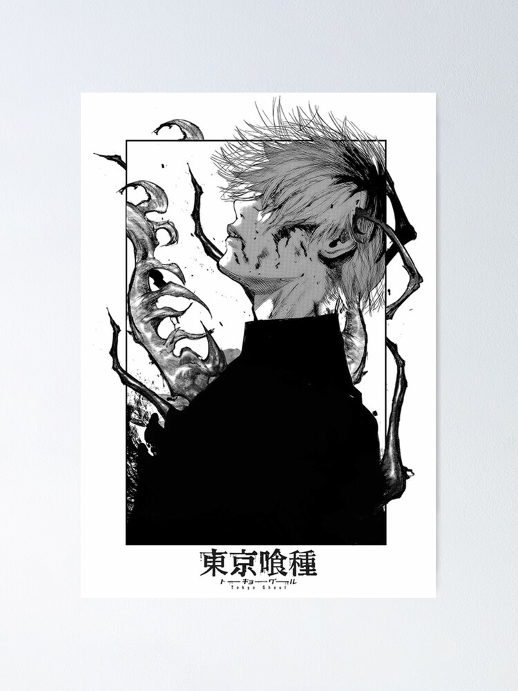 Tokyo Ghoul Kaneki Ken Poster By Olivegrif Redbubble