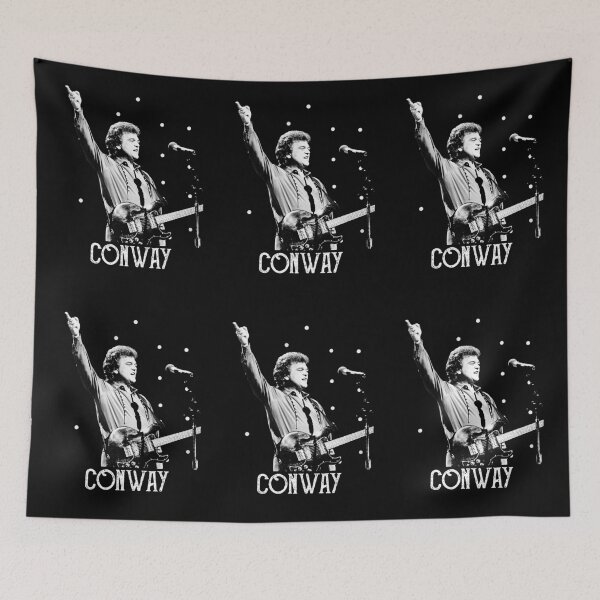 Item preview, Conway Twitty - White Stencil designed and sold by JoshuaXaways.
