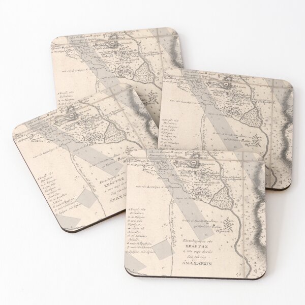 Item preview, Ancient Greece Map of Sparta designed and sold by ClassicalGreece.