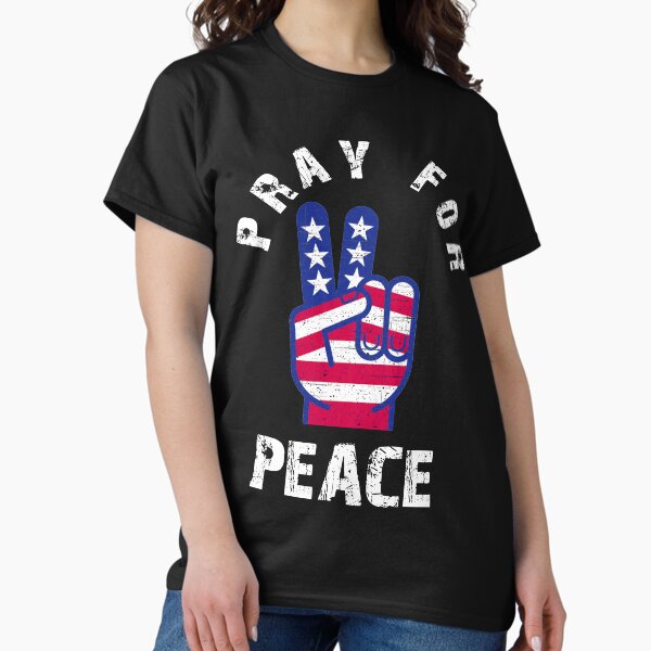 Item preview, Patriotic Peace symbol, Pray for Peace, Christian Vintage design designed and sold by Juliano-Designs.