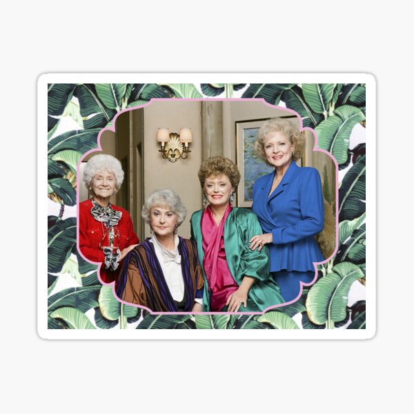 The Golden Girls Friends Forever Sticker