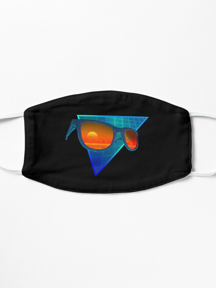 Alternate view of Sunglasses in space (Blue) Mask