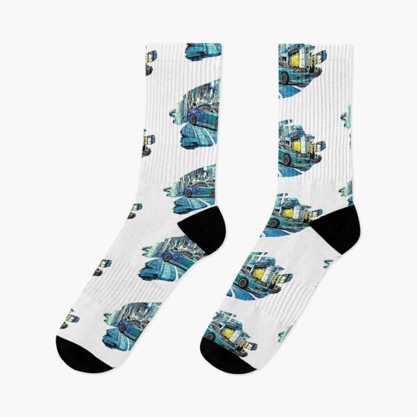 Item preview, S15 Sylvia Drift Tokyo Night Print designed and sold by Auto-Prints.