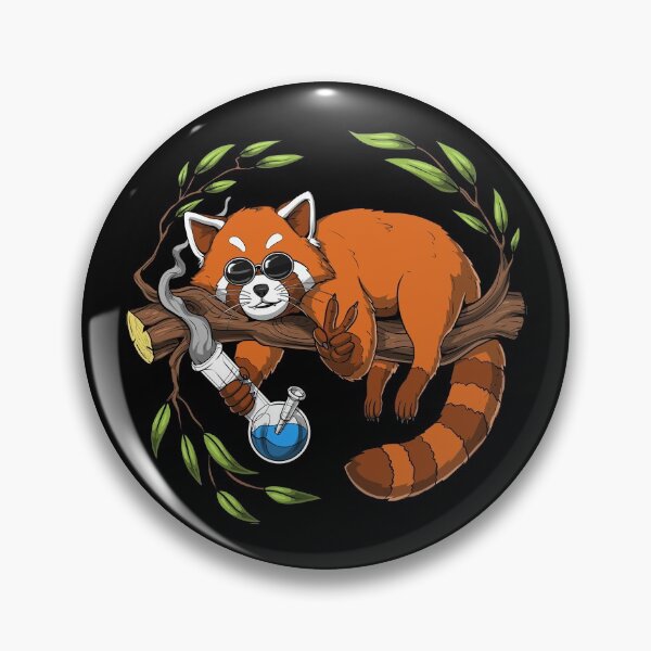 Item preview, Red Panda Hippie Stoner designed and sold by underheaven.