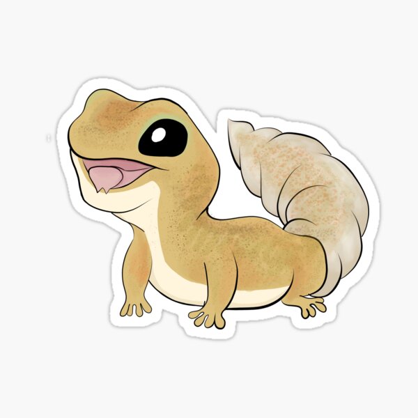 Gecko lizard cottagecore Sticker – VulgrCo