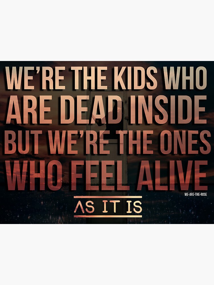 "As It Is Cheap Shots & Setbacks" Sticker for Sale by wearetherose