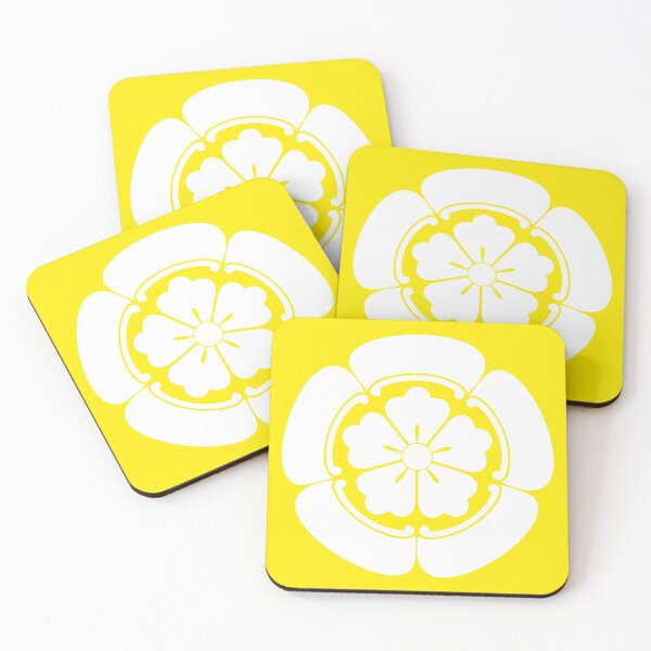 Item preview, Oda Clan Kamon/Mon White/Yellow designed and sold by JollyImp.