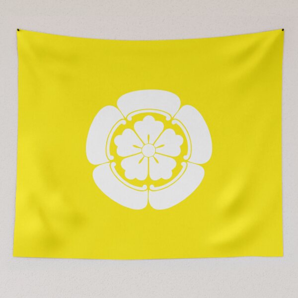 Item preview, Oda Clan Kamon/Mon White/Yellow designed and sold by JollyImp.
