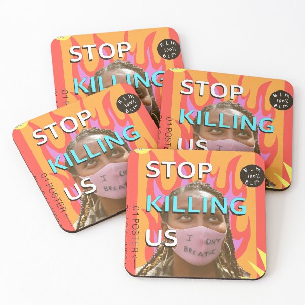 Item preview, STOP KILLING US designed and sold by bloomfr0g.