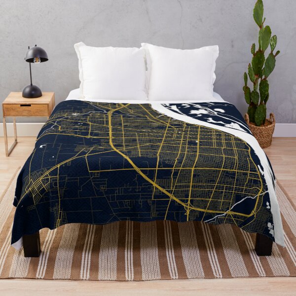 Item preview, Rosario City Map of Argentina - Gold Art Deco designed and sold by deMAP.