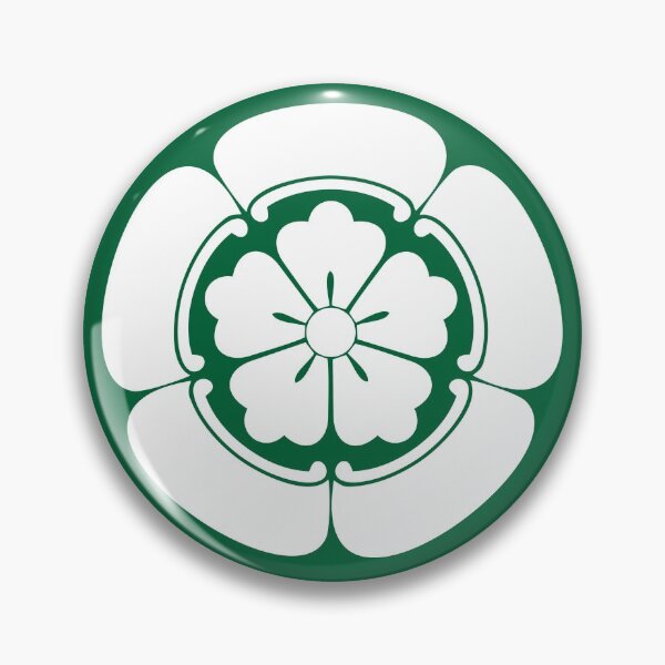Item preview, Oda Clan Kamon/Mon White/Dark Green designed and sold by JollyImp.