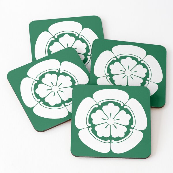 Item preview, Oda Clan Kamon/Mon White/Dark Green designed and sold by JollyImp.