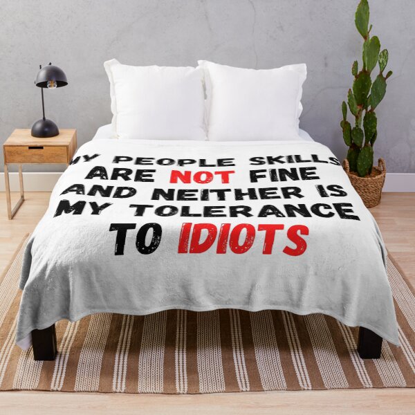 Item preview, My People Skills Are NOT Fine designed and sold by Nathalie Aynié.