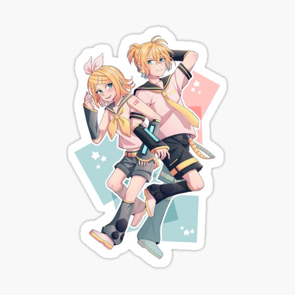 47428977 Rin And Miku Stickers for Sale