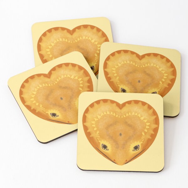 Item preview, Heart Shaped Bearded Dragon designed and sold by perana.