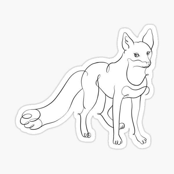 Swift fox Sticker