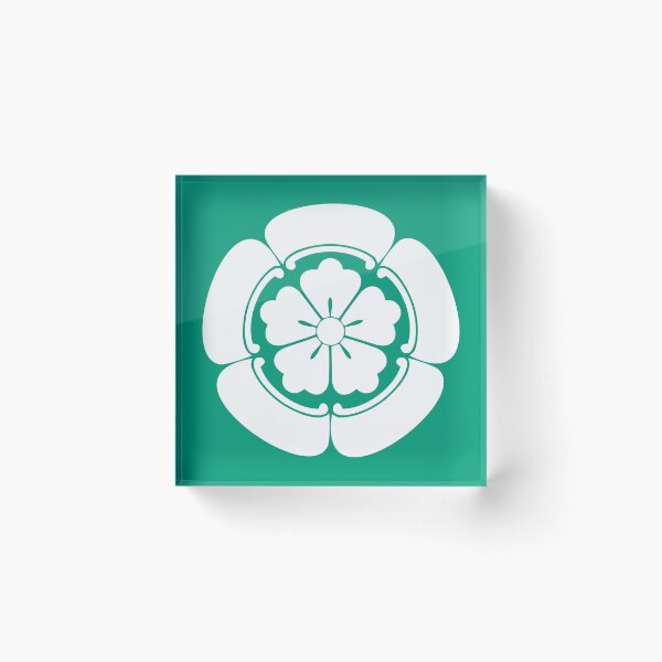 Item preview, Oda Clan Kamon/Mon White/Light Green designed and sold by JollyImp.