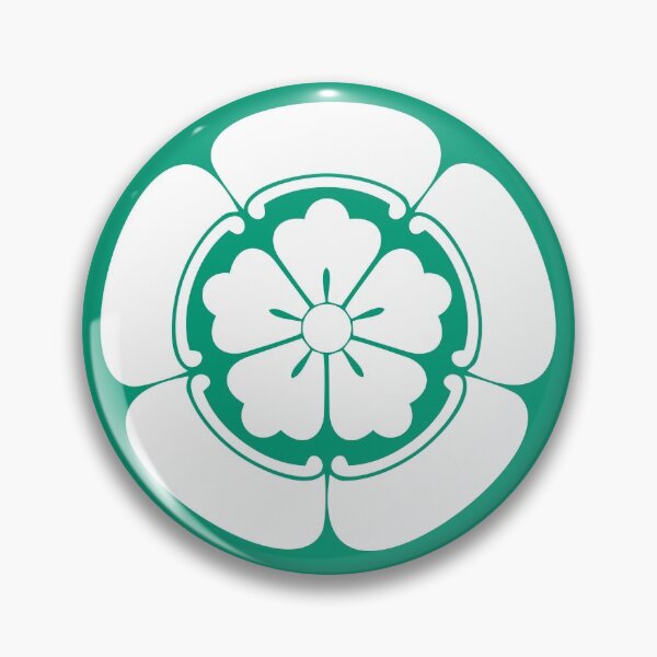 Item preview, Oda Clan Kamon/Mon White/Light Green designed and sold by JollyImp.