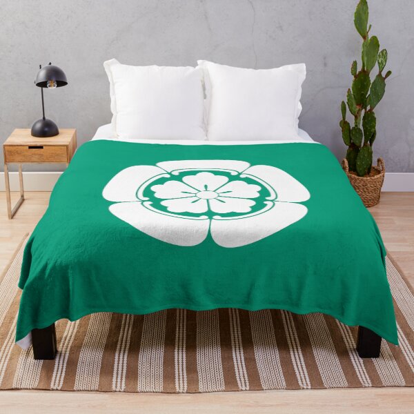 Item preview, Oda Clan Kamon/Mon White/Light Green designed and sold by JollyImp.