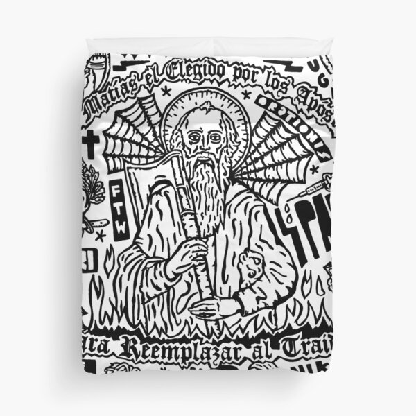 Oración y Sacrificio B&W Funda nórdica