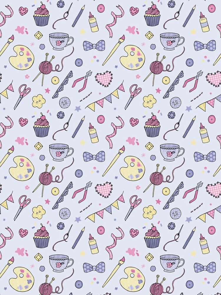Thumbnail 5 of 5, iPhone Case, Craft Pattern designed and sold by jillyjilly.