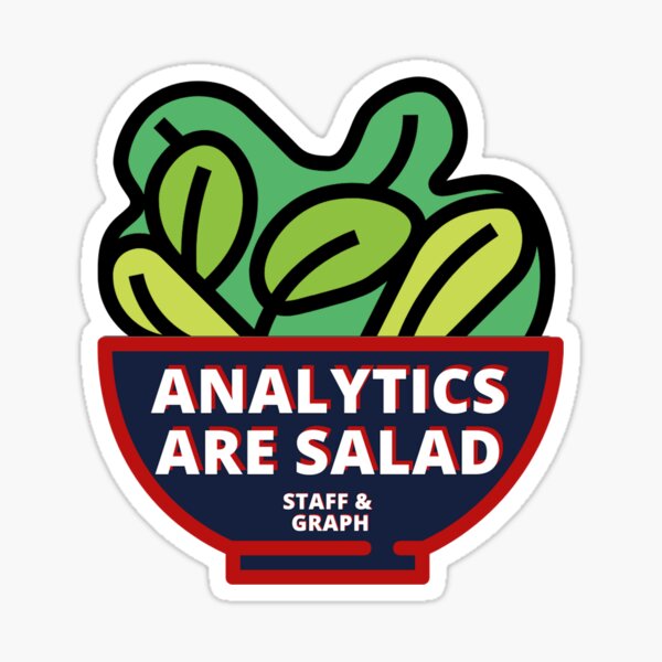 Analytics Are Salad (Large) Sticker