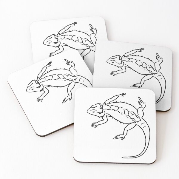 Item preview, Bearded Dragon Enthusiastic Swim designed and sold by PrileyRileyArt.