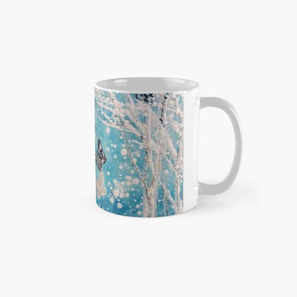 Butterfly winter fantasy image Classic Mug