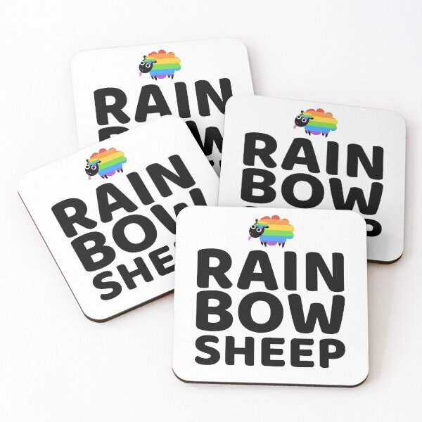 Item preview, Rainbow Sheep over Black Sheep | Be different designed and sold by Petra Becker.