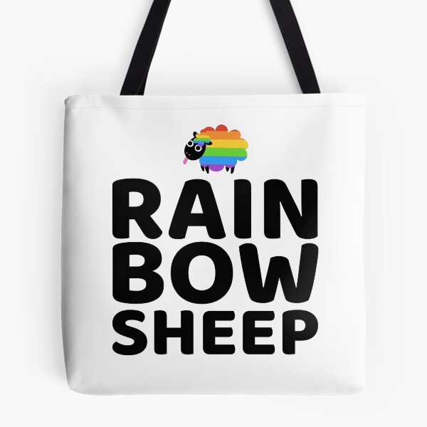 Item preview, Rainbow Sheep over Black Sheep | Be different designed and sold by Petra Becker.
