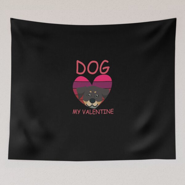 Item preview,   Valentine's Day Gift Dog rottweiler, dog my valentine  designed and sold by Best T-shirt design.