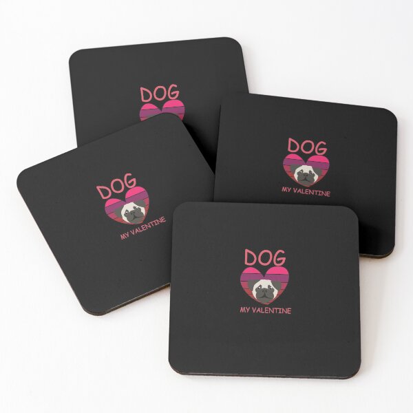 Item preview,    Valentine's Day Gift Dog pug, dog my valentine  designed and sold by Best T-shirt design.