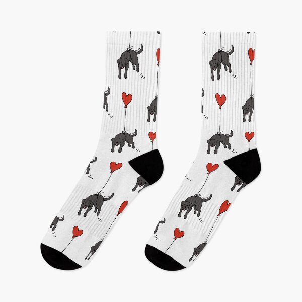 Item preview, Black Labrador Floating in the Air designed and sold by HappyLabradors.