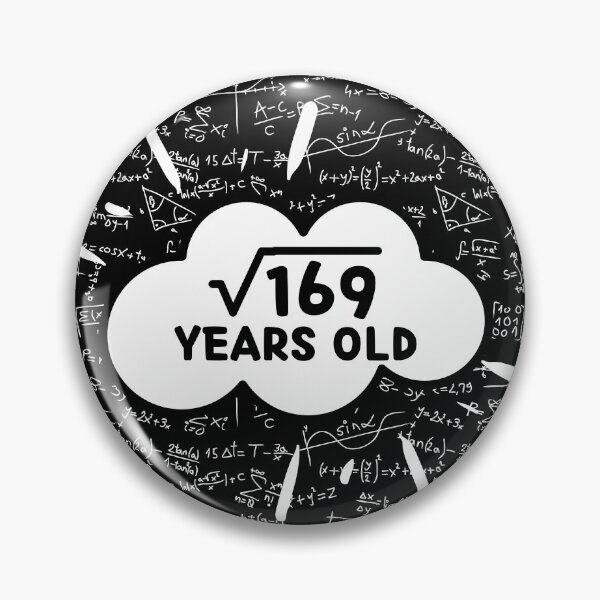 Item preview, Square Root of 169 Years Old: 13th Birthday Gift 13 Years Old Geek Boy Born in 2008 designed and sold by kongju.