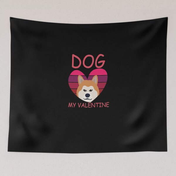 Item preview,   Valentine's Day Gift Dog akita inu , dog my valentine  designed and sold by Best T-shirt design.