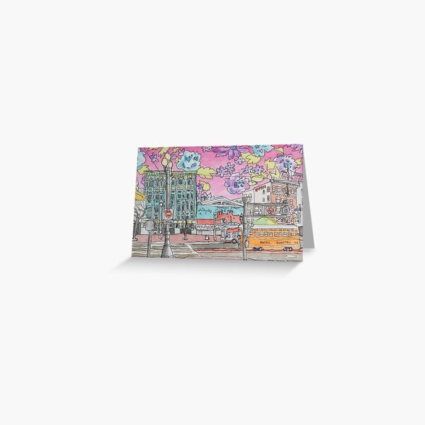 San Francisco Houses #5 Greeting Card