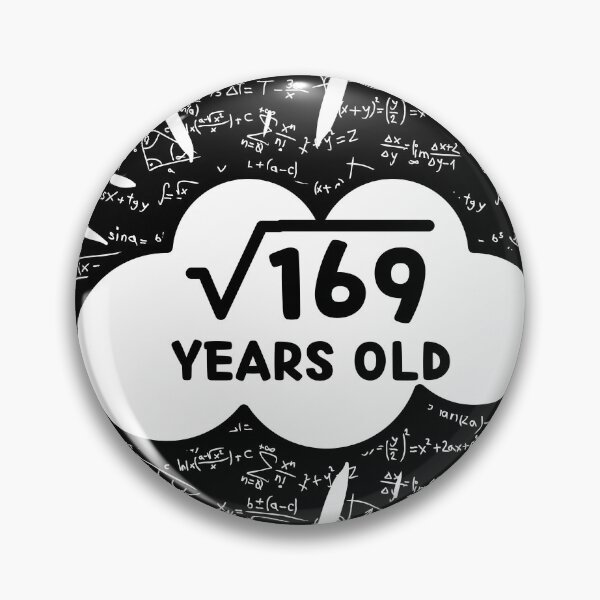 Item preview, Square Root of 169 Years Old: 13th Birthday Gift 13 Years Old Geek Boy Born in 2008 designed and sold by kongju.