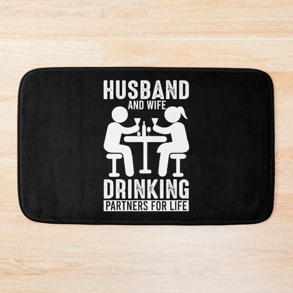 Item preview, Husband And Wife Drinking Partners For Life designed and sold by pradeeprajput.