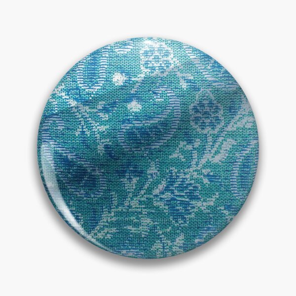 Item preview, Blue Thread And Grunge Ditsy Print designed and sold by Capuletdesigns.