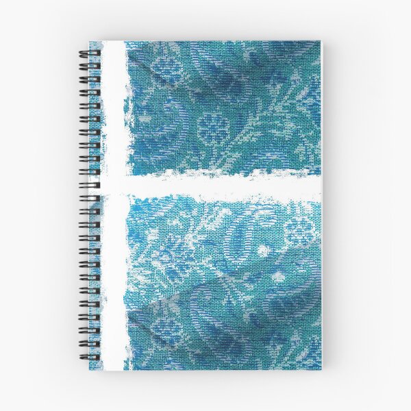 Item preview, Blue Thread And Grunge Ditsy Print designed and sold by Capuletdesigns.