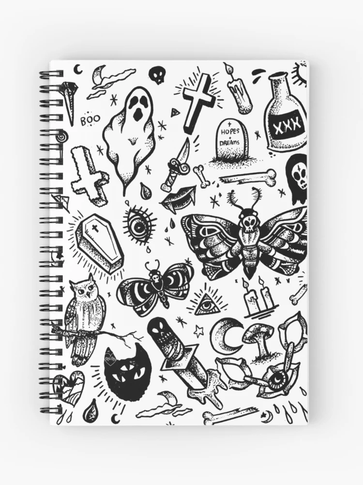 Tattoo uploaded by @xenaazarova • Halloween flash sheet! • Tattoodo